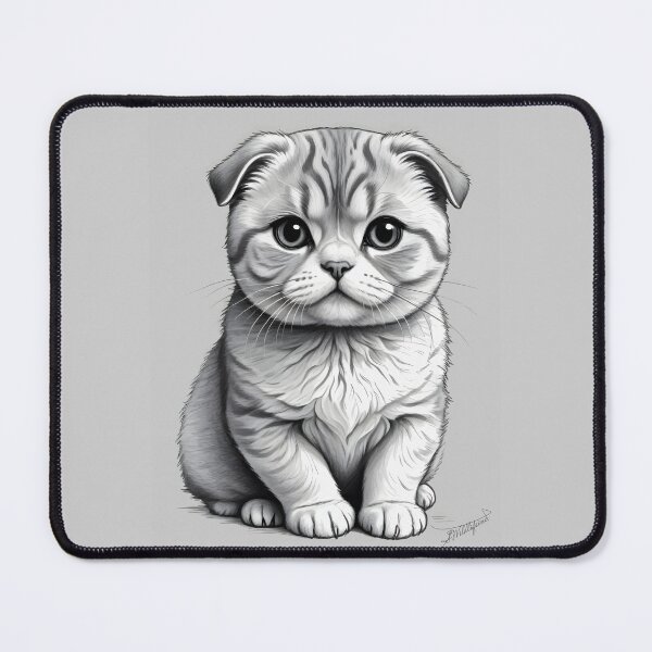 Item preview, Scottish Fold Sketch designed and sold by WildlifeInc.