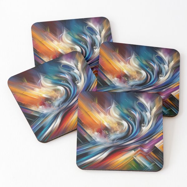 Item preview, Dynamic Abstract Expression of Vibrant Colors designed and sold by kevintime8472.