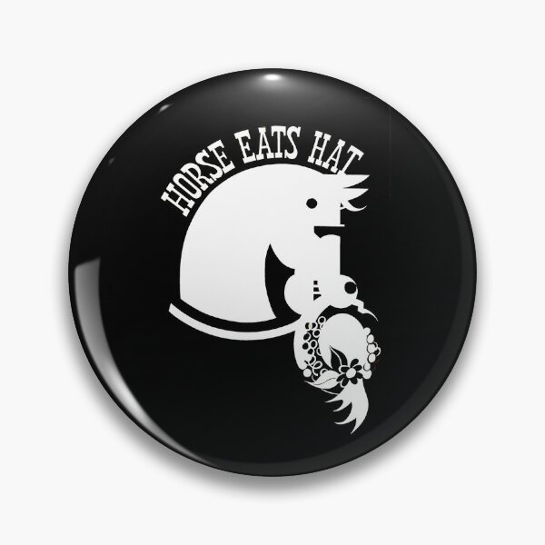 Item preview, Poster. Horse Eats Hat:White on black - Theatre Poster designed and sold by OwlWorks.