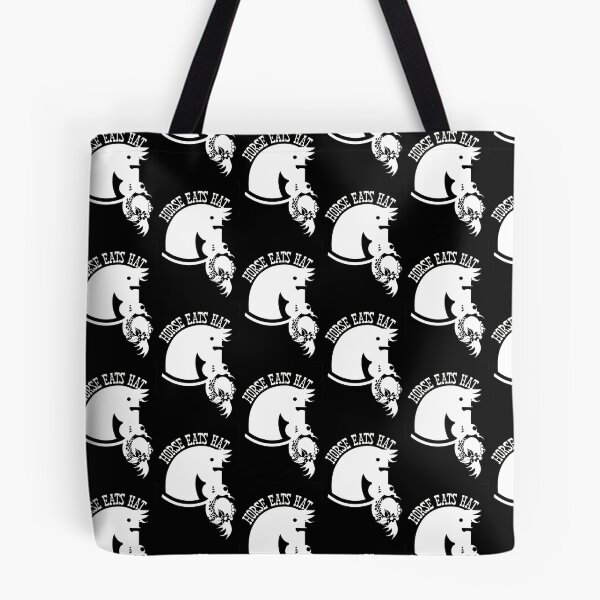 Item preview, Poster. Horse Eats Hat:White on black - Theatre Poster designed and sold by OwlWorks.