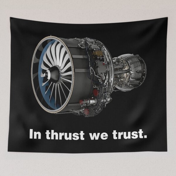 Item preview, In Thrust We Trust. designed and sold by CityNoir.