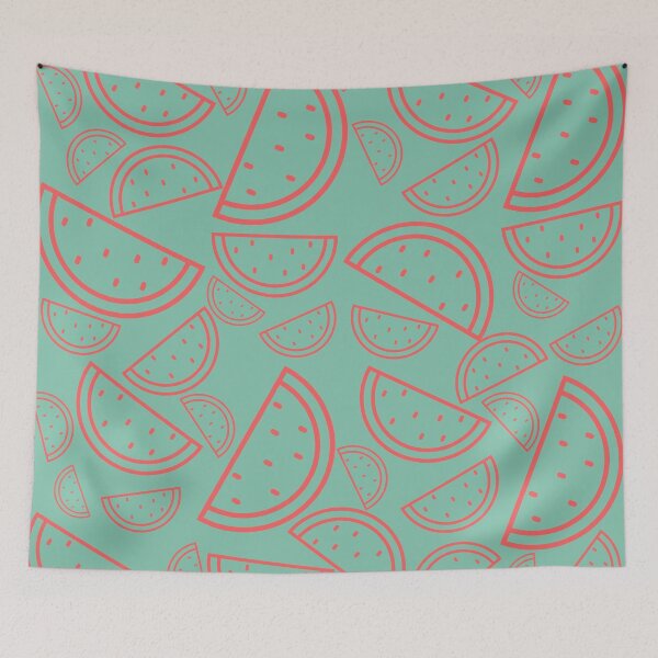 Item preview, Happy green watermelon pattern designed and sold by pumpqin.