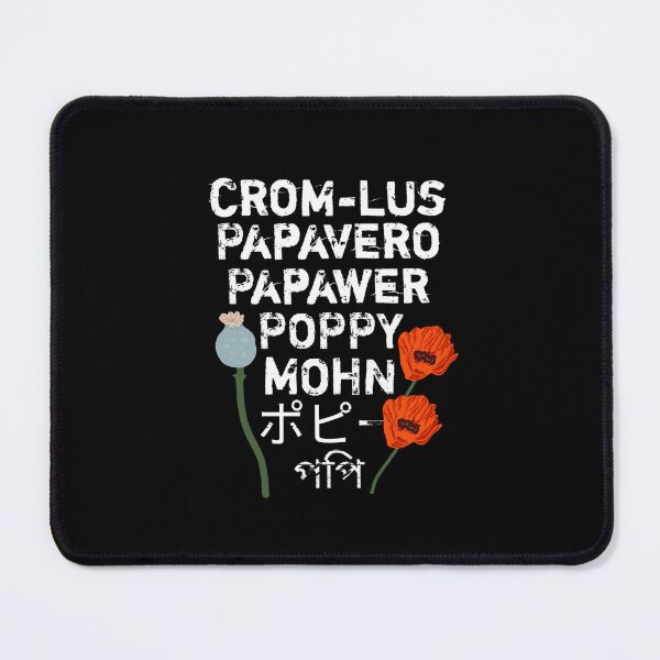 Item preview, The word poppy in all languages designed and sold by vibeno1.