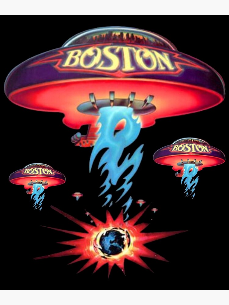 Thumbnail 3 of 3, Poster, Doont lock back.....>>>>>>>BOSton<<>>>>>>>>>>>BAND>>>>>>Boston designed and sold by VintageXsHOP.
