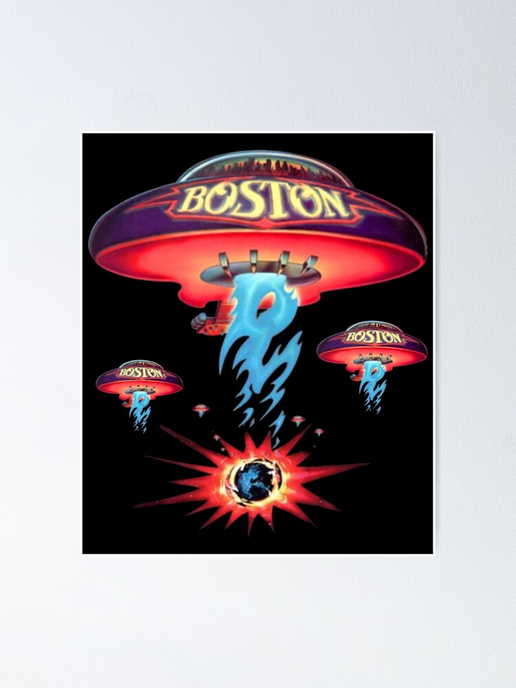 Thumbnail 1 of 3, Poster, Doont lock back.....>>>>>>>BOSton<<>>>>>>>>>>>BAND>>>>>>Boston designed and sold by VintageXsHOP.