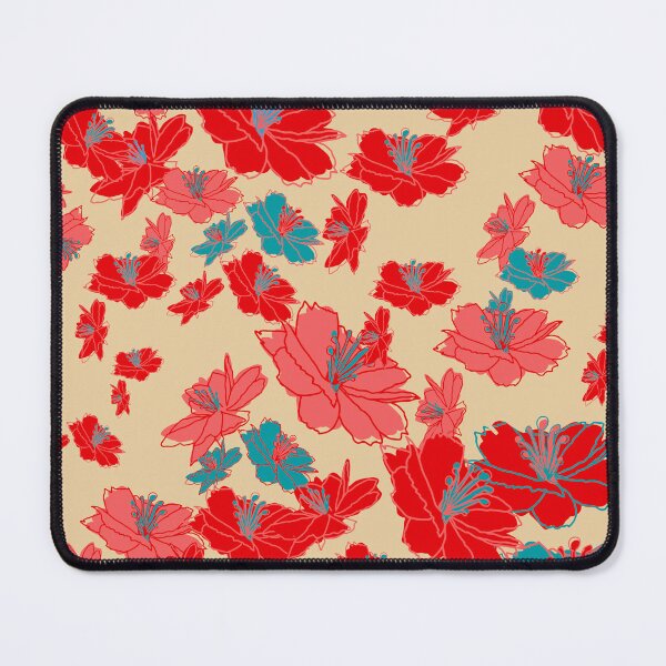 Item preview, Hibiscus Flower Pattern with flavours of red designed and sold by pumpqin.