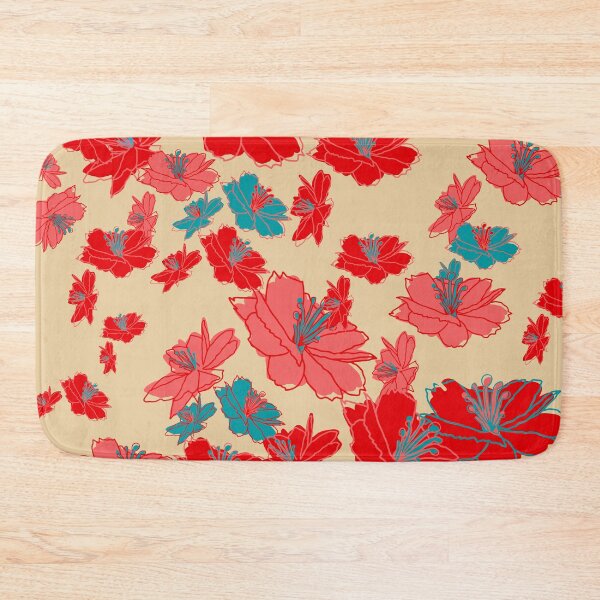 Item preview, Hibiscus Flower Pattern with flavours of red designed and sold by pumpqin.