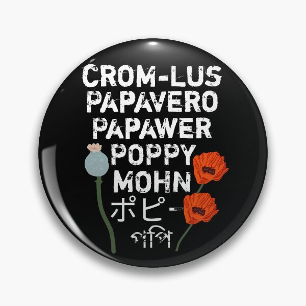 Item preview, The word poppy in all languages designed and sold by vibeno1.