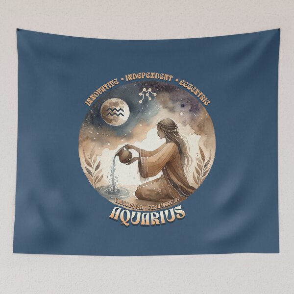Item preview, Aquarius Zodiac designed and sold by Debbie Schulte.
