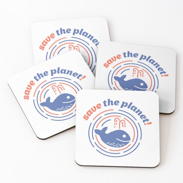 Item preview, Save the whales! Save the planet! designed and sold by Deepness2023.