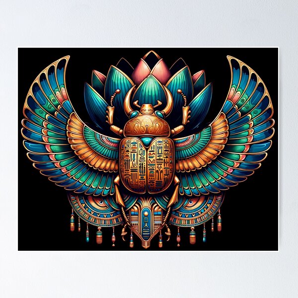 Item preview, Sacred Egyptian Scarab Beetle designed and sold by AnalajiaDesigns.