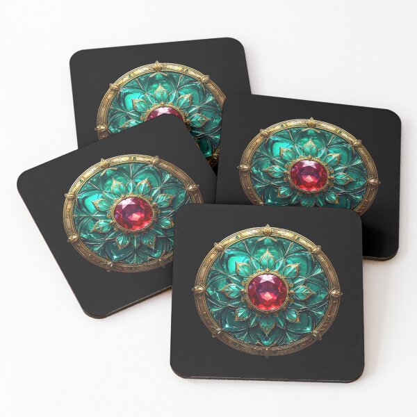 Item preview, Emerald Crystal Flower of Power designed and sold by DD Design.