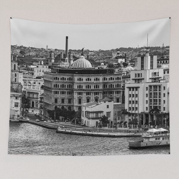 Item preview, Panoramic photo, Old Havana, Cuba B&W designed and sold by Lie Yim.