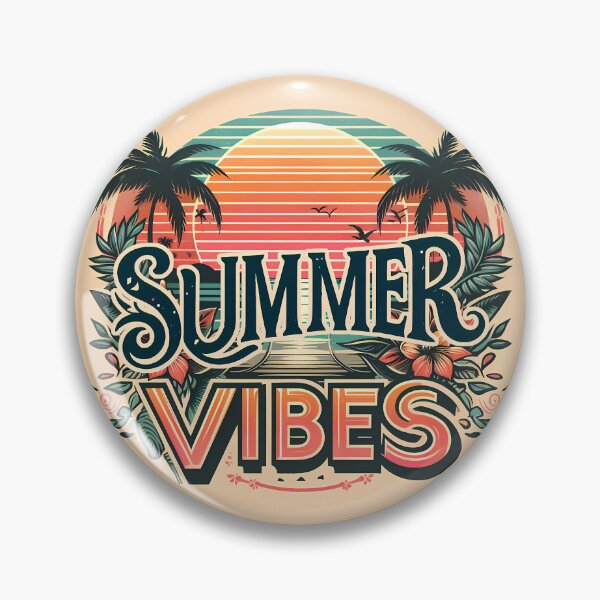 Item preview, Summer vibes, typography designed and sold by maxmaj.