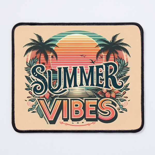 Item preview, Summer vibes, typography designed and sold by maxmaj.