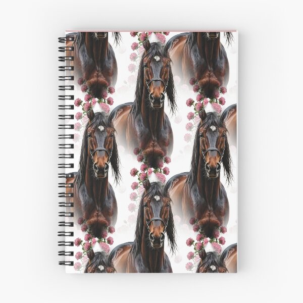 Item preview, A Morgan Horse Surrounded By Red Clover Flowers Pattern designed and sold by taiche.