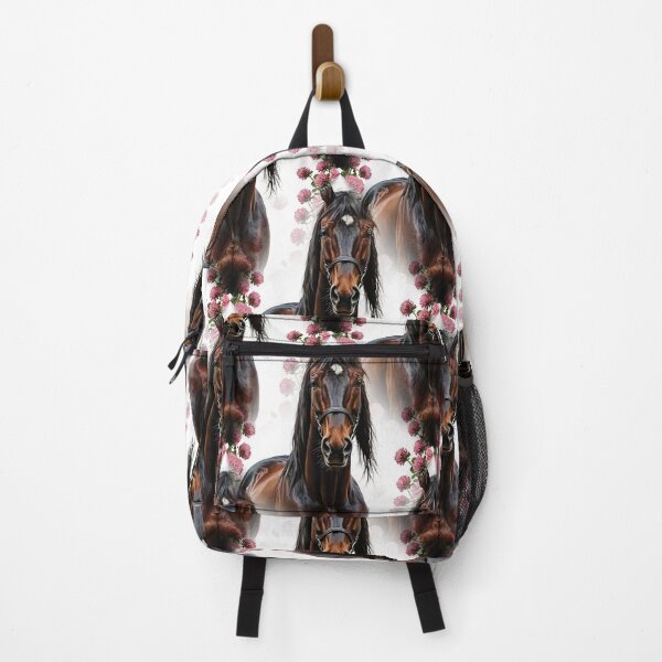 Item preview, A Morgan Horse Surrounded By Red Clover Flowers Pattern designed and sold by taiche.