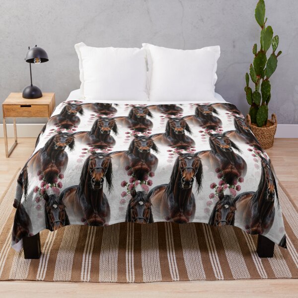 Item preview, A Morgan Horse Surrounded By Red Clover Flowers Pattern designed and sold by taiche.