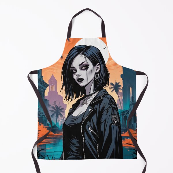 Item preview, Summer Goth Girl in Ancient Tropical Ruins designed and sold by MadnessEnvelope.