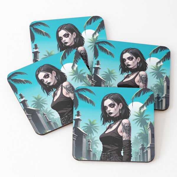 Item preview, Pale Goth Girl Aesthetic - Summer Graveyard designed and sold by MadnessEnvelope.