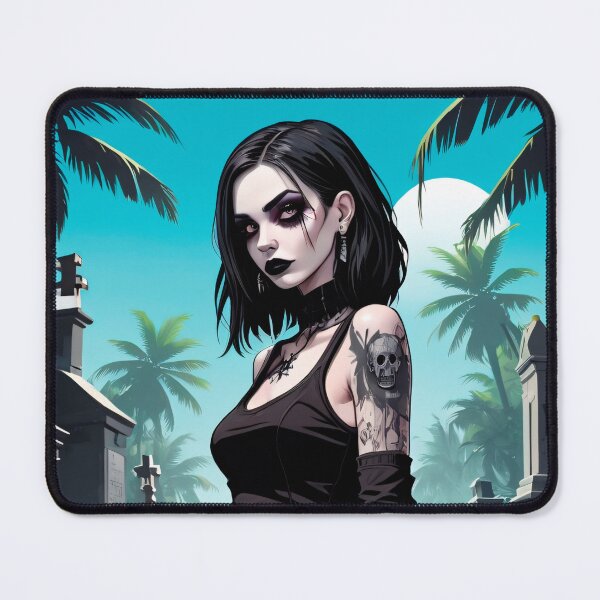 Item preview, Pale Goth Girl Aesthetic - Summer Graveyard designed and sold by MadnessEnvelope.