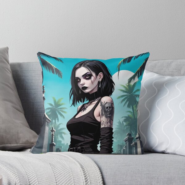 Item preview, Pale Goth Girl Aesthetic - Summer Graveyard designed and sold by MadnessEnvelope.