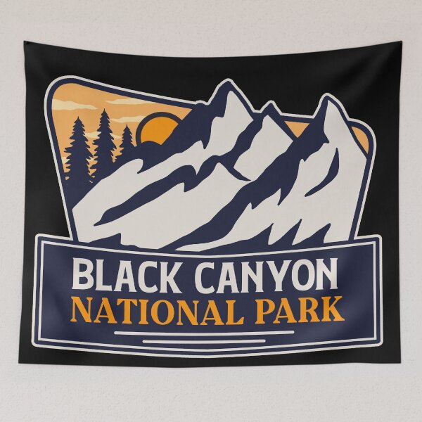 Item preview, Black Canyon National Park designed and sold by graphic-map.