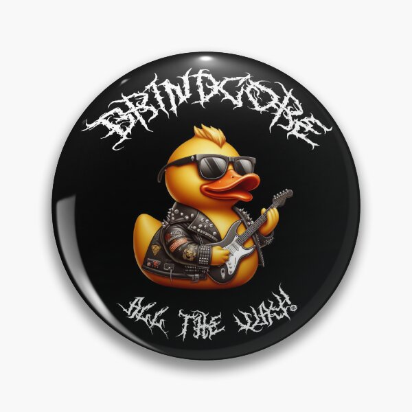 Item preview, Grindcore Duck T-Shirt - Rock Hard, Quack Harder! designed and sold by Grindcorer.