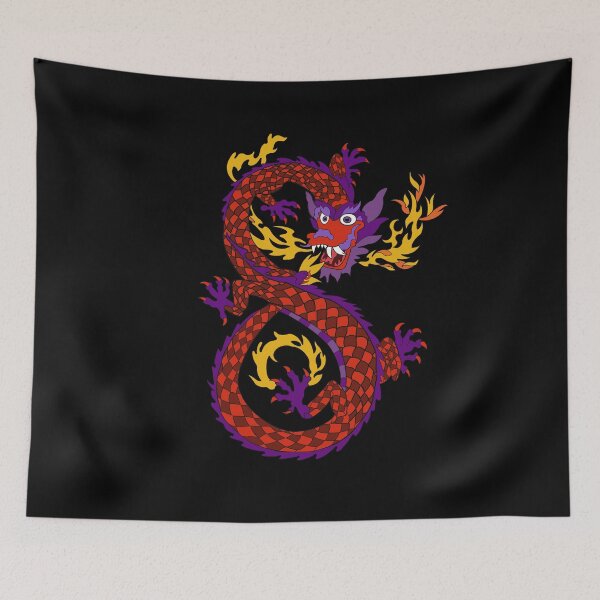 Item preview, Bold and Bright Red Dragon designed and sold by LiaIsabellaArt.