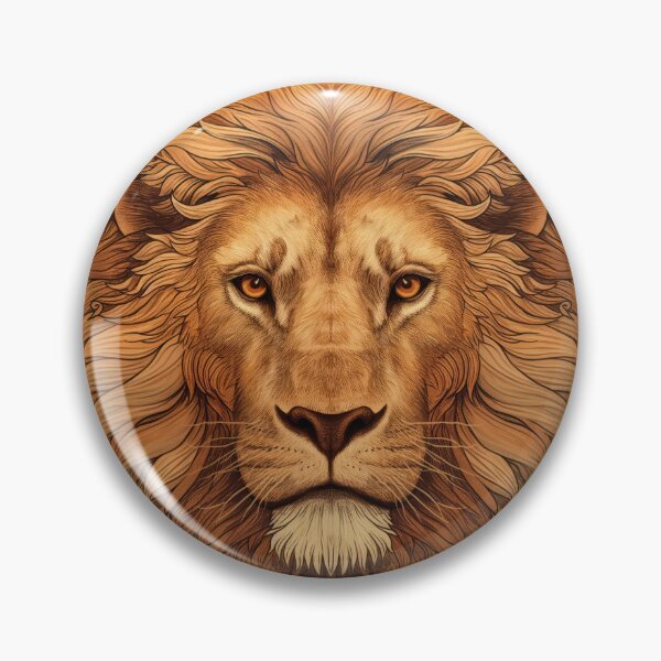 Item preview, Arts and Crafts Lion designed and sold by ArtWildCreate.