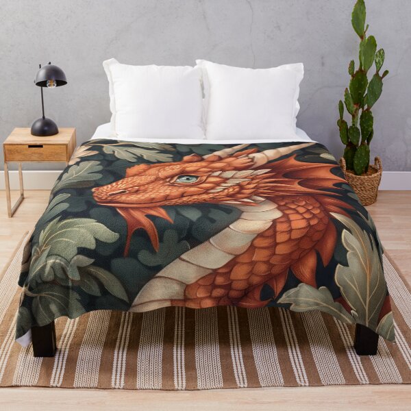 Item preview, Arts and Crafts Red Dragon designed and sold by ArtWildCreate.