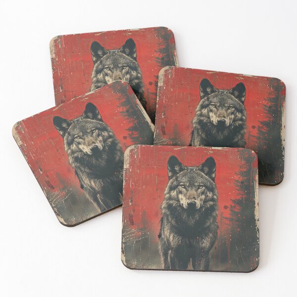 Item preview, Dark Wolf Illustration designed and sold by OccultDreams.
