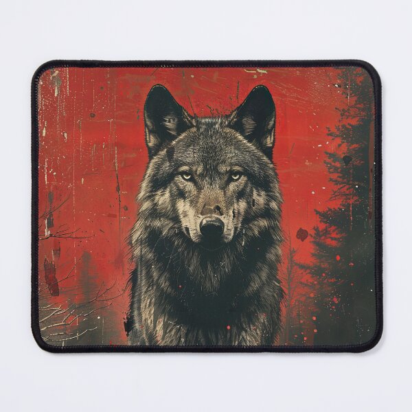 Item preview, Dark Wolf Illustration designed and sold by OccultDreams.
