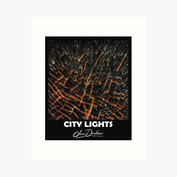 Aperçu de l'œuvre City lights 21 créée et vendue par olivier duchossoir.