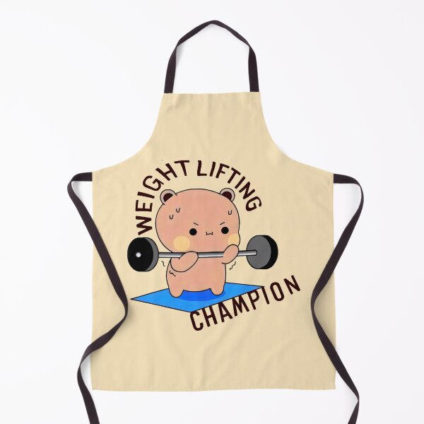 Item preview, Adorable Weightlifting Champion Bear designed and sold by FEBRICAST.