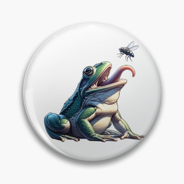 Item preview, BULLFROG TRYING TO CAUGHT THAT FLY designed and sold by Terrence Webster.
