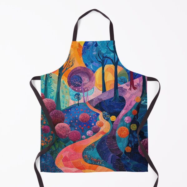 Item preview, Colorful Folk Art Fantasy Forest designed and sold by OccultDreams.