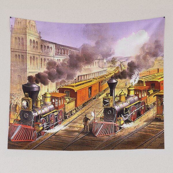 Item preview, Retro Train Scene designed and sold by teepossible.