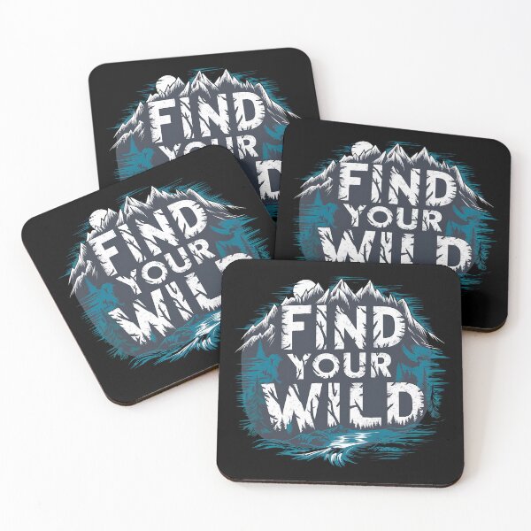 Item preview, Find Your Wild Hiking and Camping designed and sold by Little Designs.