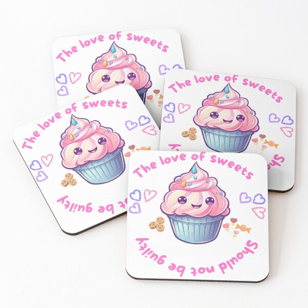 Item preview, The Love of Sweets Should Not Be Guilty designed and sold by LiteraryPaws.