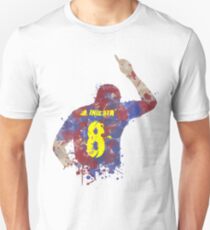 Andres Iniesta - Barcelona Legend Art Unisex T-Shirt