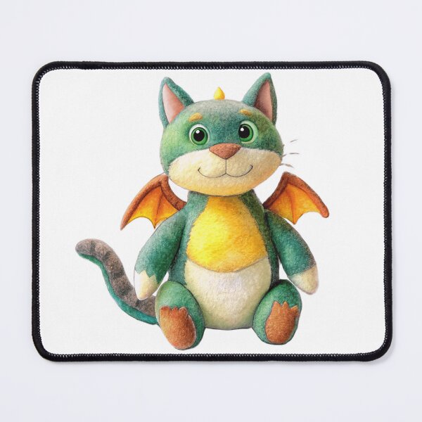 Item preview, Plush Dragon Cat Toy designed and sold by supakor.