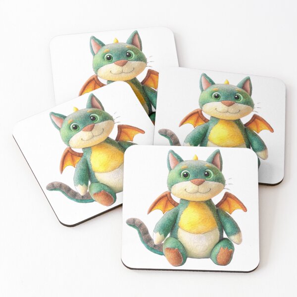 Item preview, Plush Dragon Cat Toy designed and sold by supakor.