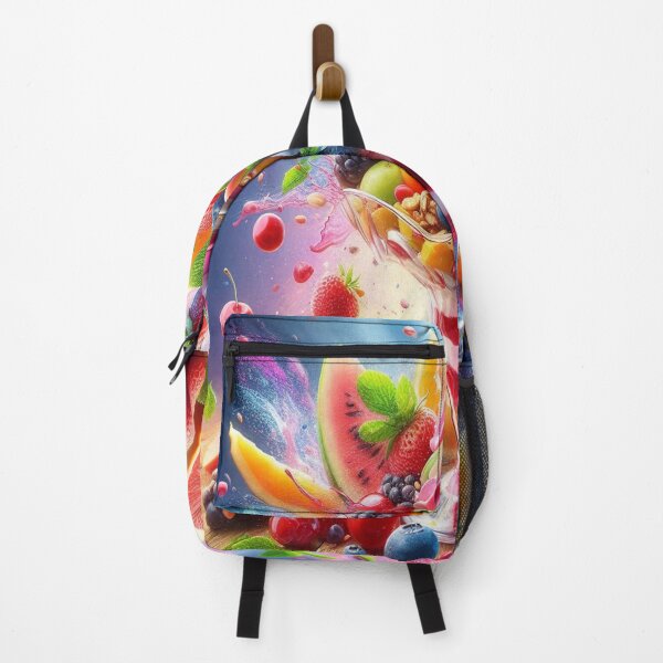 Item preview, Fruity taste explosion - ice cream sundae with summer fruits designed and sold by FotoworldEdel.