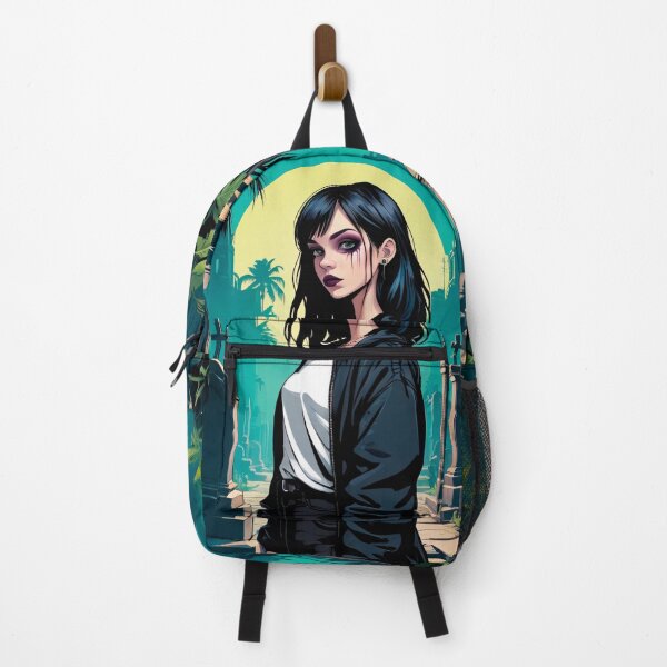Item preview, Alt Girl Cursed Moon Night Retro Poster Style designed and sold by MadnessEnvelope.