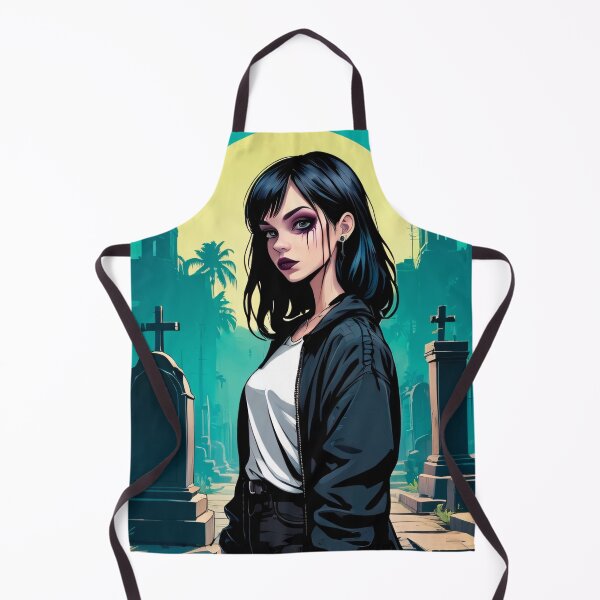 Item preview, Alt Girl Cursed Moon Night Retro Poster Style designed and sold by MadnessEnvelope.