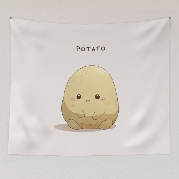 Item preview, Cute Kawaii Potato Artwork designed and sold by Animepic222.
