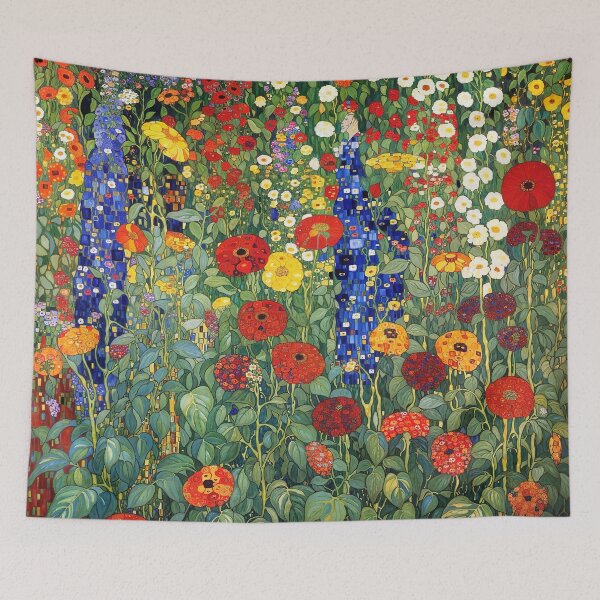 Item preview, Gustav Klimt - Flower Garden designed and sold by maniacfitness.