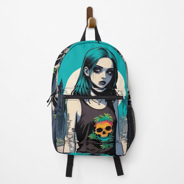 Item preview, Latin American Goth Girl Summer Night designed and sold by MadnessEnvelope.