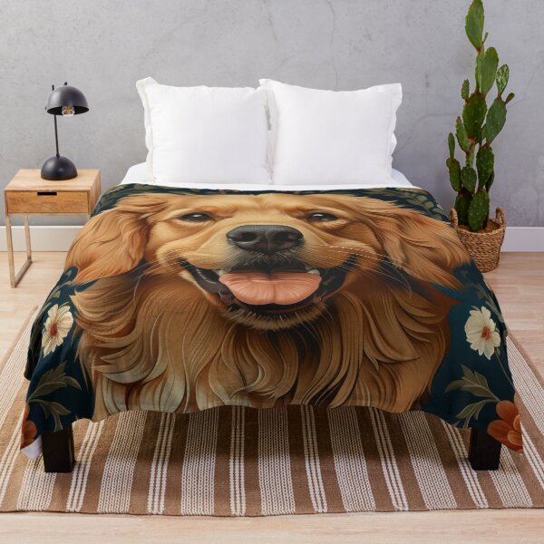 Item preview, Arts and Crafts Golden Retriever designed and sold by ArtWildCreate.